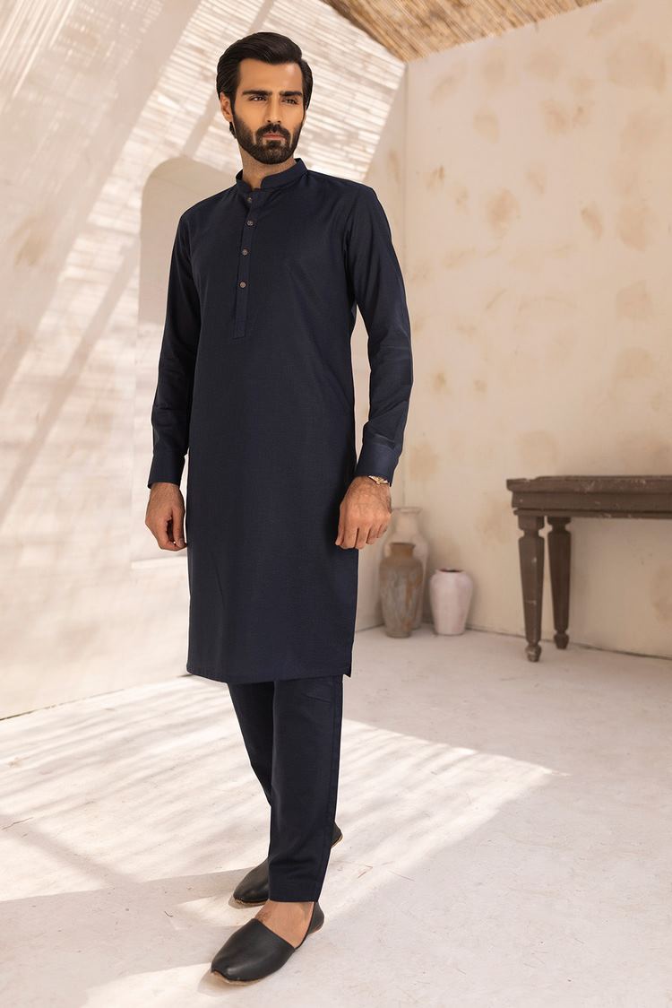 Picture of Dynasty - Cotton Blended Kurta Trouser - Available at Raja Sahib