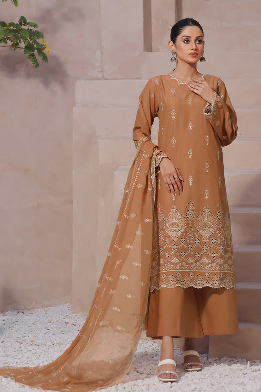 Picture of Safwa - Aura 3 Piece Masuri Premium Embroidered Collection - SUC-06 - Available at Raja Sahib