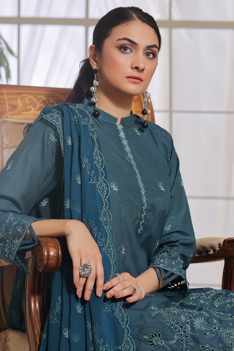 Picture of Safwa - Aura 3 Piece Masuri Premium Embroidered Collection - SUC-08 - Available at Raja Sahib