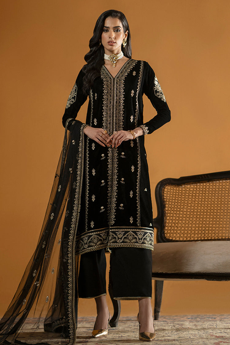 Picture of Meraki Unstitched Velvet Formals - Sybil - Available at Raja Sahib