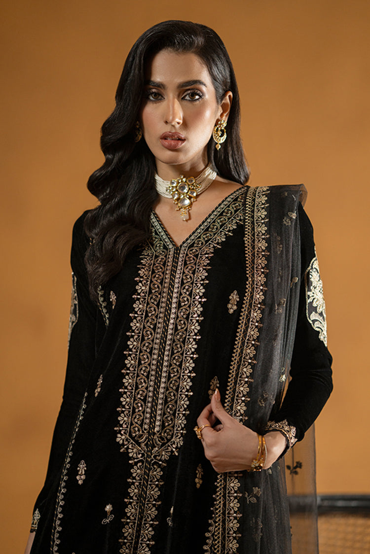 Picture of Meraki Unstitched Velvet Formals - Sybil - Available at Raja Sahib