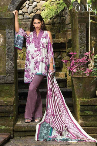 Design No 01B Luxury Lawn Collection