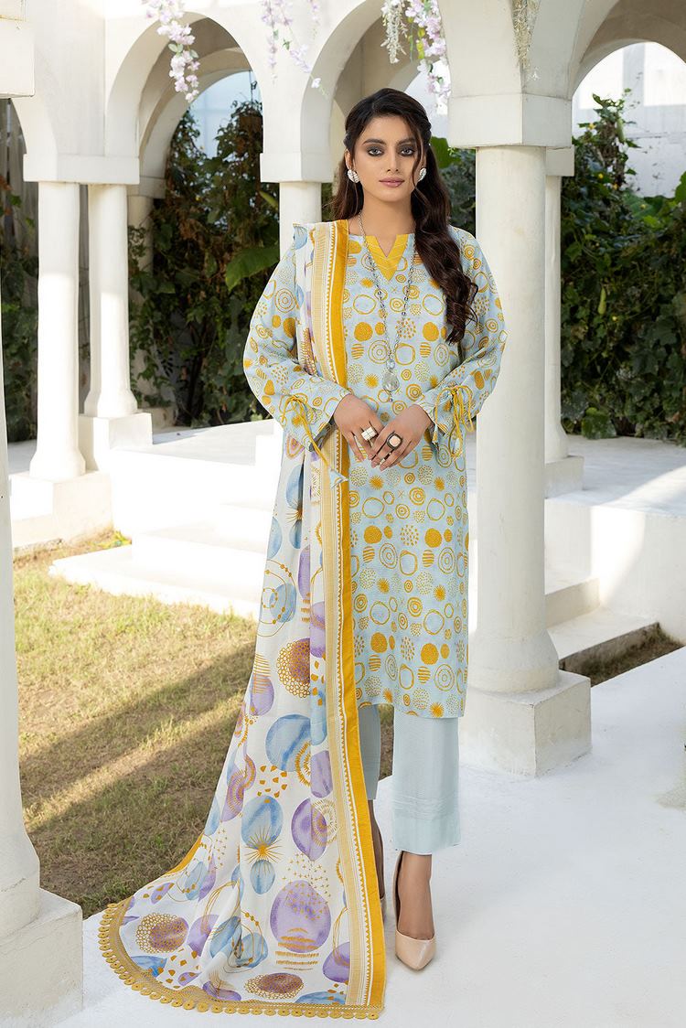 Picture of Safwa - TSC-09 - Safwa Trendy Doria Viscose 3-Piece Collection Vol 01 - Available at Raja Sahib