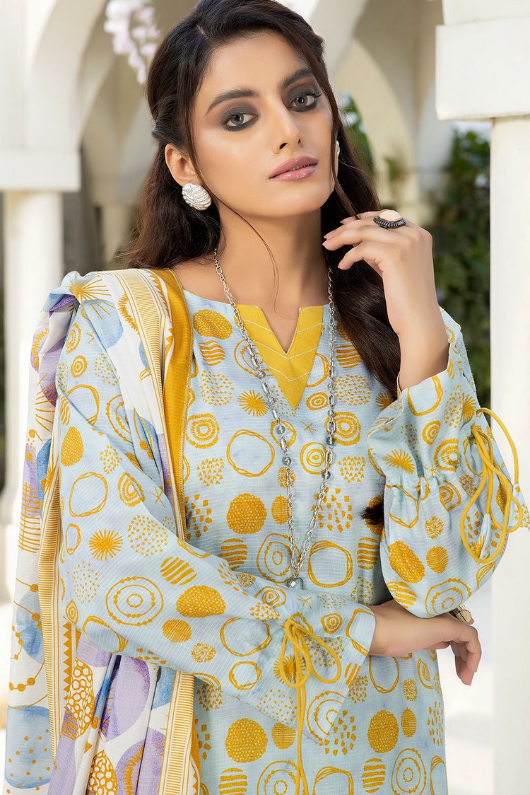 Picture of Safwa - TSC-09 - Safwa Trendy Doria Viscose 3-Piece Collection Vol 01 - Available at Raja Sahib