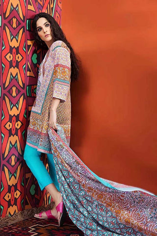 3 PC Printed Lawn CL 386 B Summer Collection