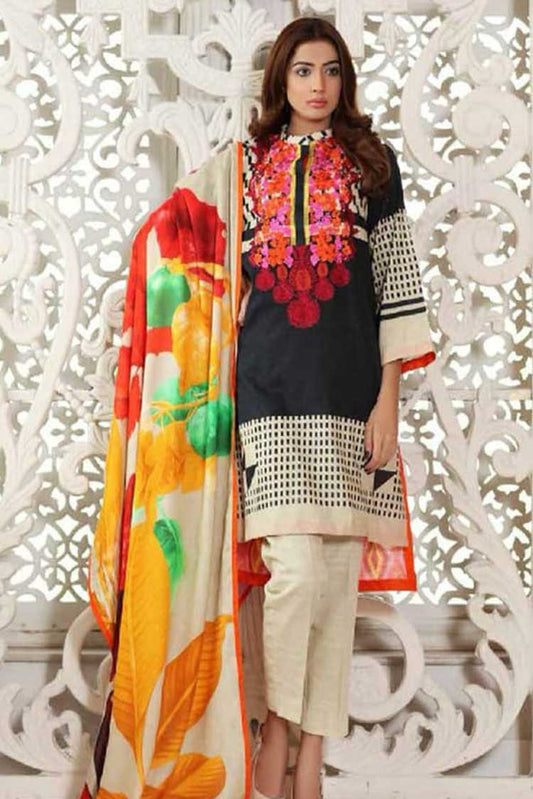 Picture of Charizma - SH 23 Sheen Embroidered Khaddar Collection - Available at Raja Sahib