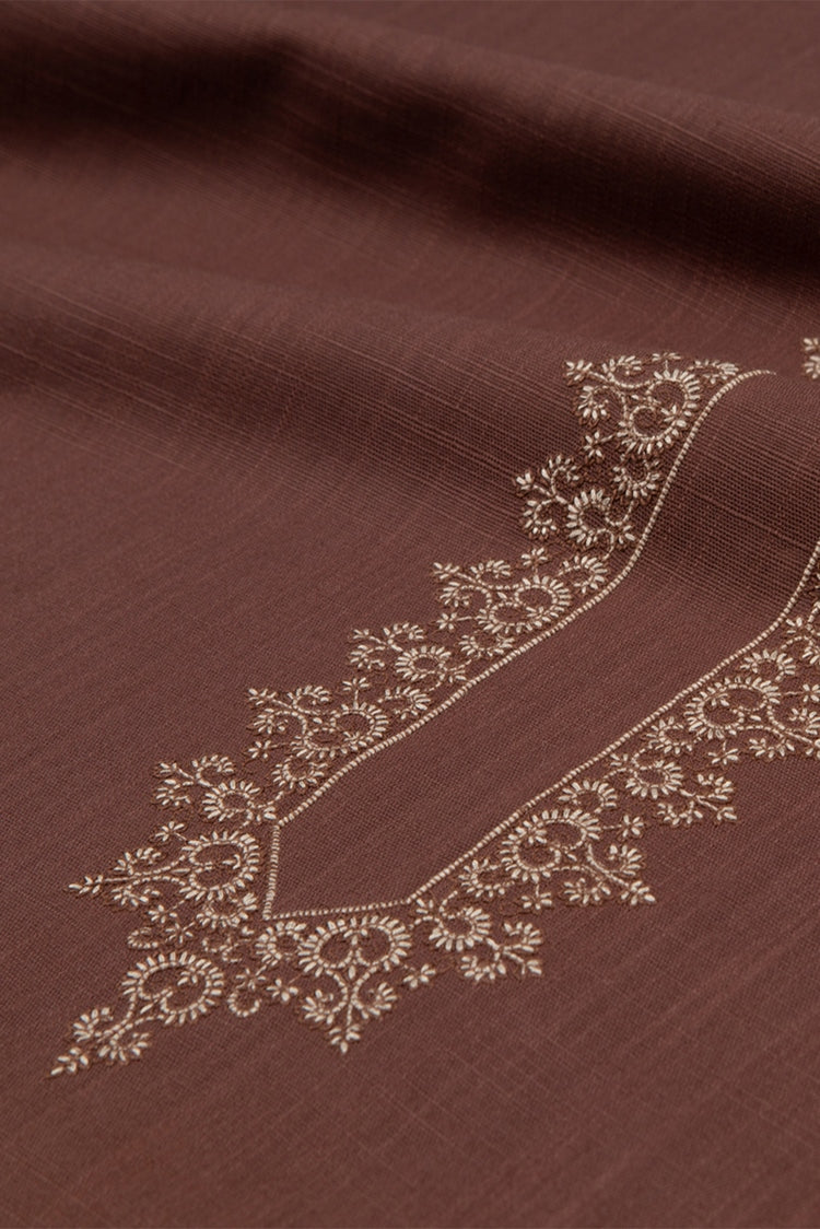 Picture of Pasha - Cotton Unstitched - Heritage Embroidered Dream - Available at Raja Sahib