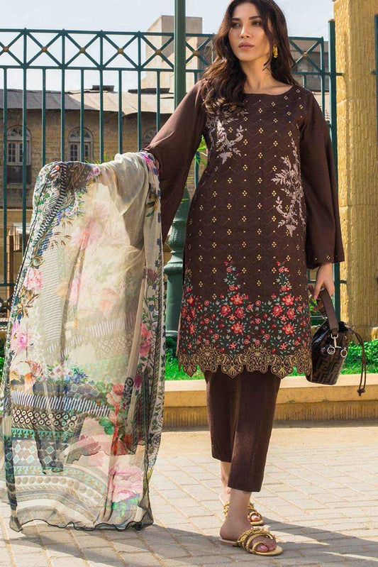 Picture of Z.S Textile - ZS 07 Kalyan Festive Embroidered Lawn Collection - Available at Raja Sahib