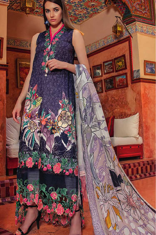 Picture of Rungrez - RNG-11 Luxury Lawn Collection - Available at Raja Sahib