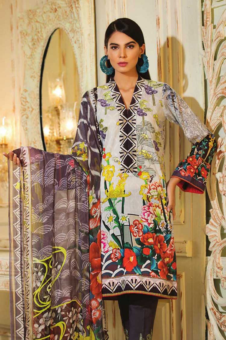 Picture of Soffio -SL 08 Soffio Lawn Parisan Collection - Available at Raja Sahib