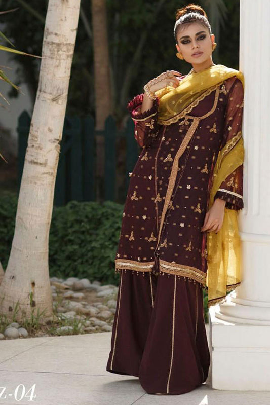 Picture of Asim Jofa - AJZ 04 Zartaar Embroidered Collection - Available at Raja Sahib