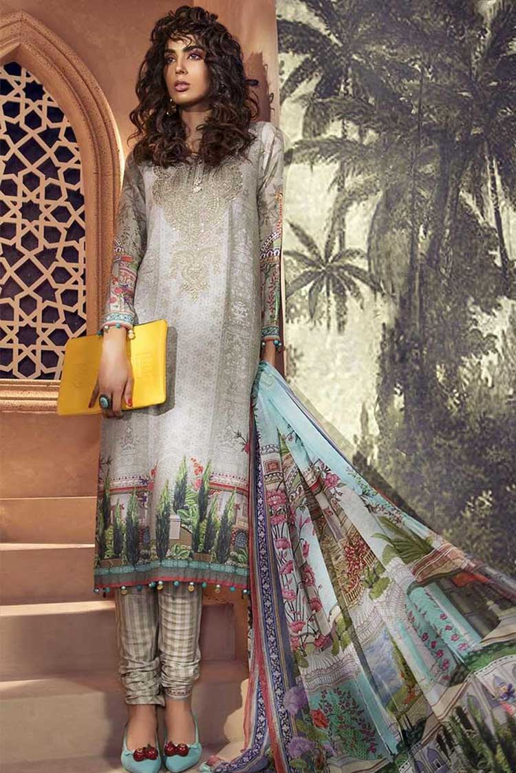 Picture of Maria B - MPT 709 A M Prints Fall Winter Collection - Available at Raja Sahib