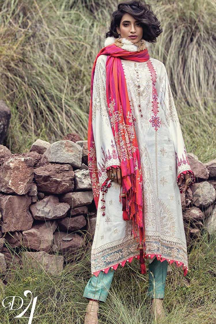 Picture of Maria B - D 4 La Vie Luxe Linen Collection - Available at Raja Sahib