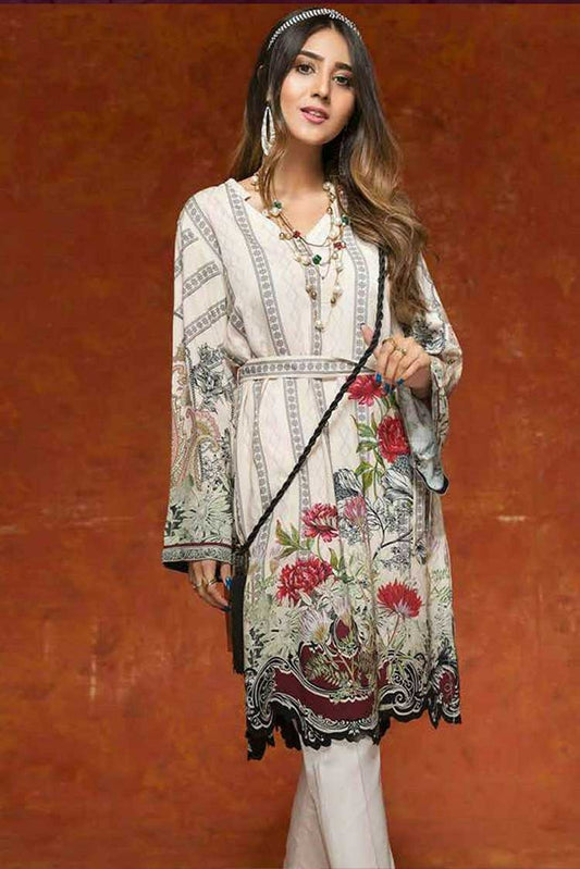 Picture of Gul Ahmed - 1 PC Printed Linen Kurti SV 20 Gulistan Winter Collection - Available at Raja Sahib