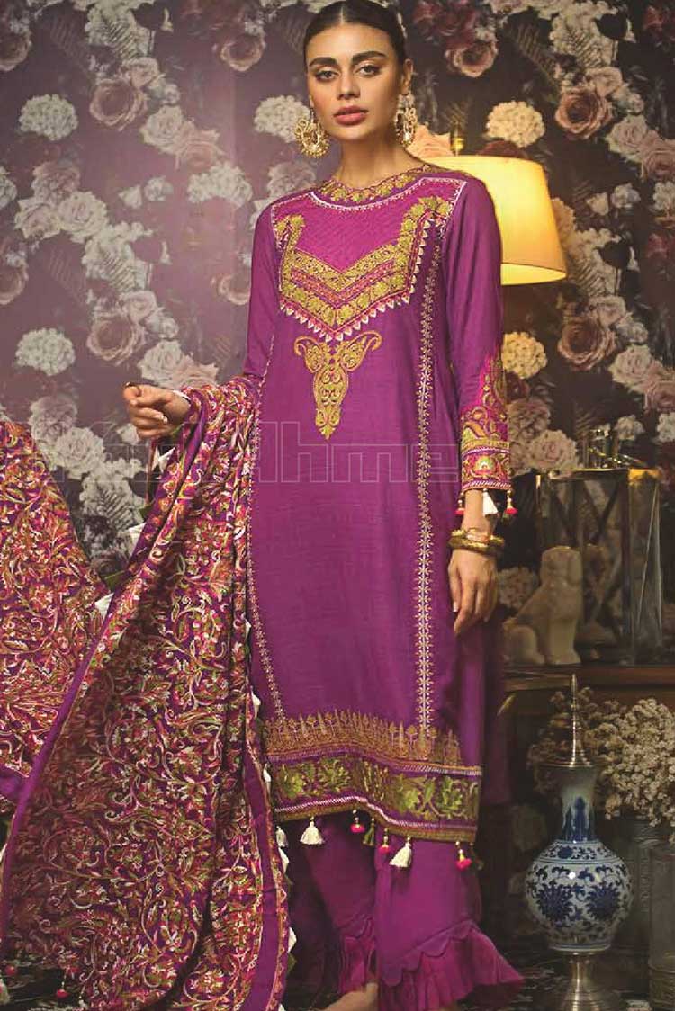 Picture of Gul Ahmed - K 81 Winter Fashion Collection - Available at Raja Sahib