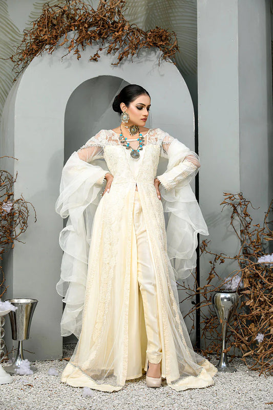 Picture of Maryam Malik - Noor Festive Collection - Vanilla - Available at Raja Sahib