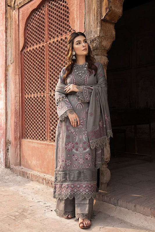 Picture of Humdum - Vasal Embroidery Peach Leather Wool Collection-08 - Available at Raja Sahib