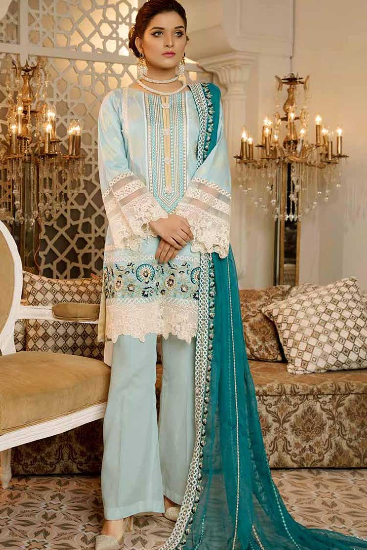 Picture of Shaista - Z 03 Zamurd Embroidered Jacquard Collection - Available at Raja Sahib