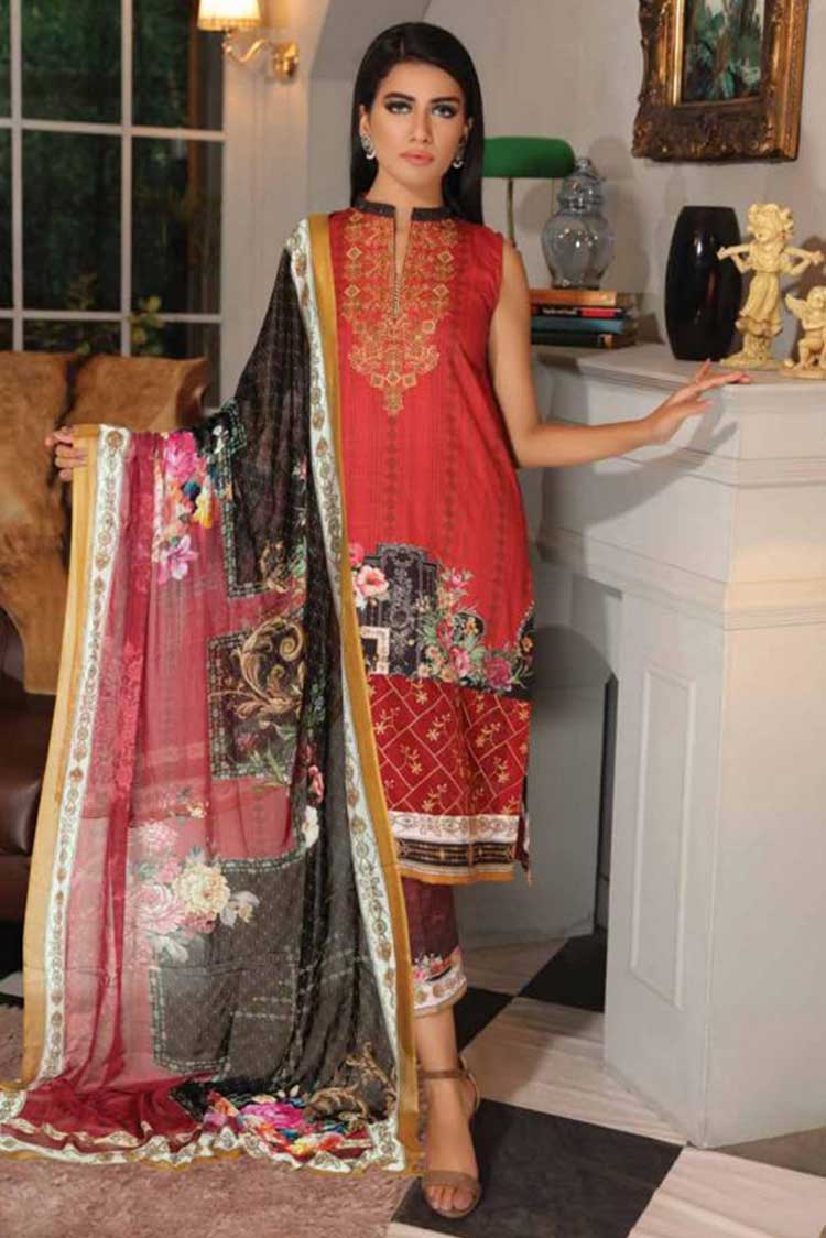 Picture of Johra - JH 283 Rangoli Embroidered Lawn Collection - Available at Raja Sahib