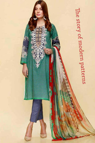 Design 14A Infinity Embroidered Lawn Collection MarchEdition 1