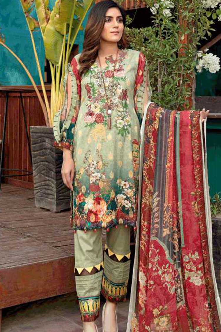 Picture of Riaz Arts - AE 52 Aafreen Embroidered Lawn Collection - Available at Raja Sahib