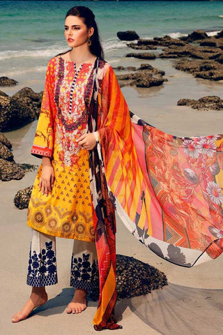 CN 68 Summer Vibe Naranji Embroidered Lawn Collection Vol 3