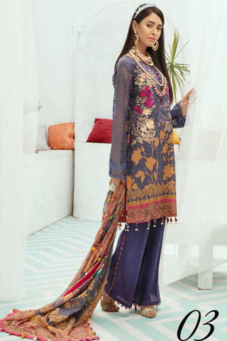 Design 03 Sophia Digital Embroidered Lawn Collection