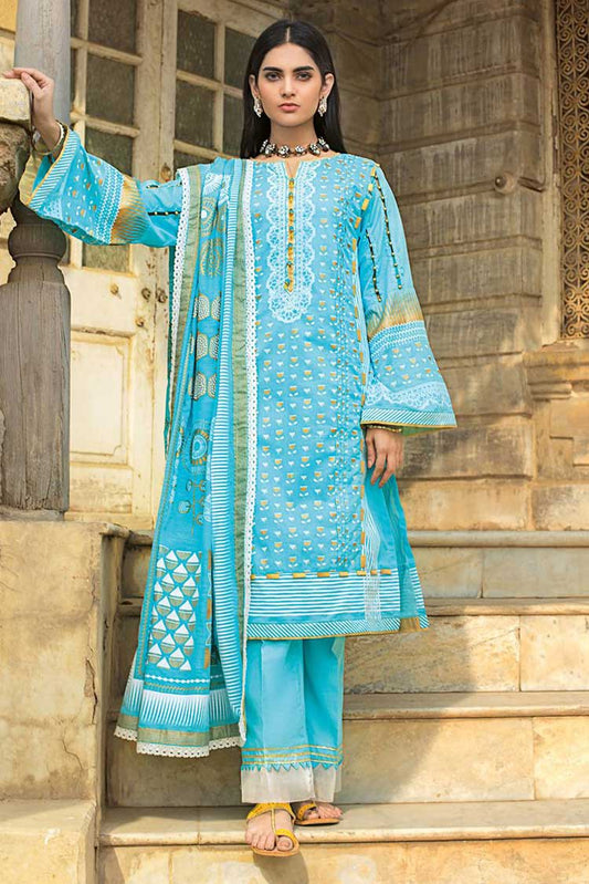 Picture of Gul Ahmed - ARZ 02 3 PC Lawn Suit Summer Basic Lawn Collection Vol 1 - Available at Raja Sahib