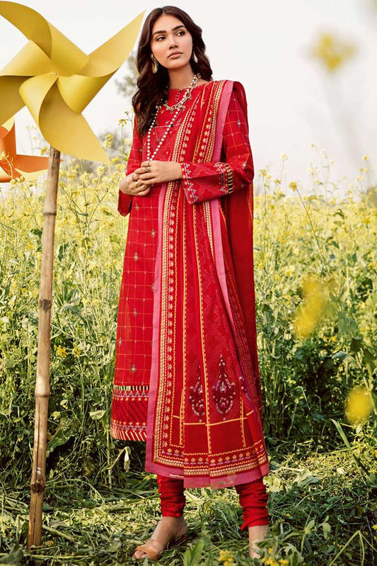 Picture of Gul Ahmed - CL 806 B 3 PC Lawn Suit Summer Basic Lawn Collection Vol 1 - Available at Raja Sahib