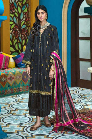 3 PC Embroidered Suit FE 284 Festive Premium Eid Collection