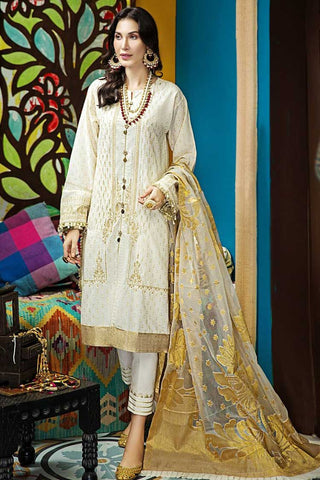 3PC EMBROIDERED SUIT FE 286 Festive Heritage Eid Luxury Collection Vol 2