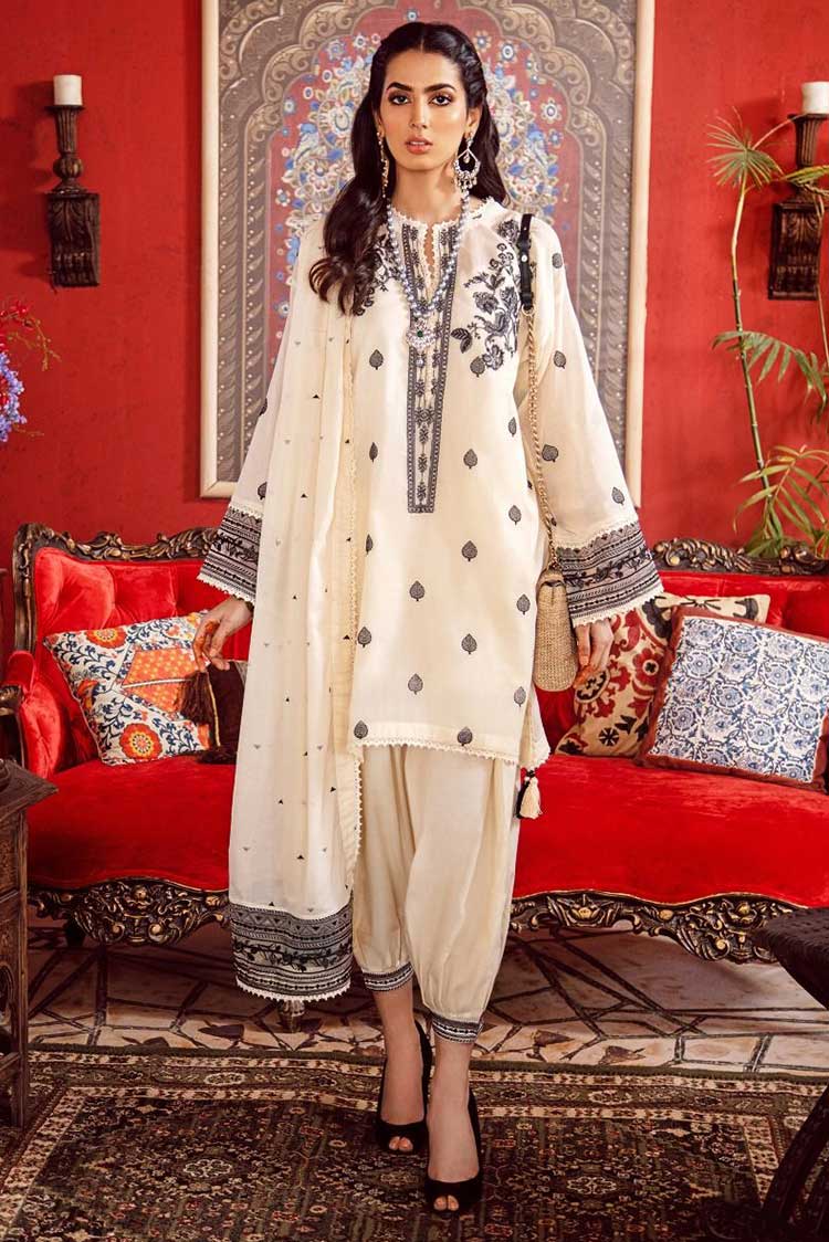 Picture of Gul Ahmed - 3PC EMBROIDERED SUIT FE 310 Festive Heritage Eid Luxury Collection Vol 2 - Available at Raja Sahib