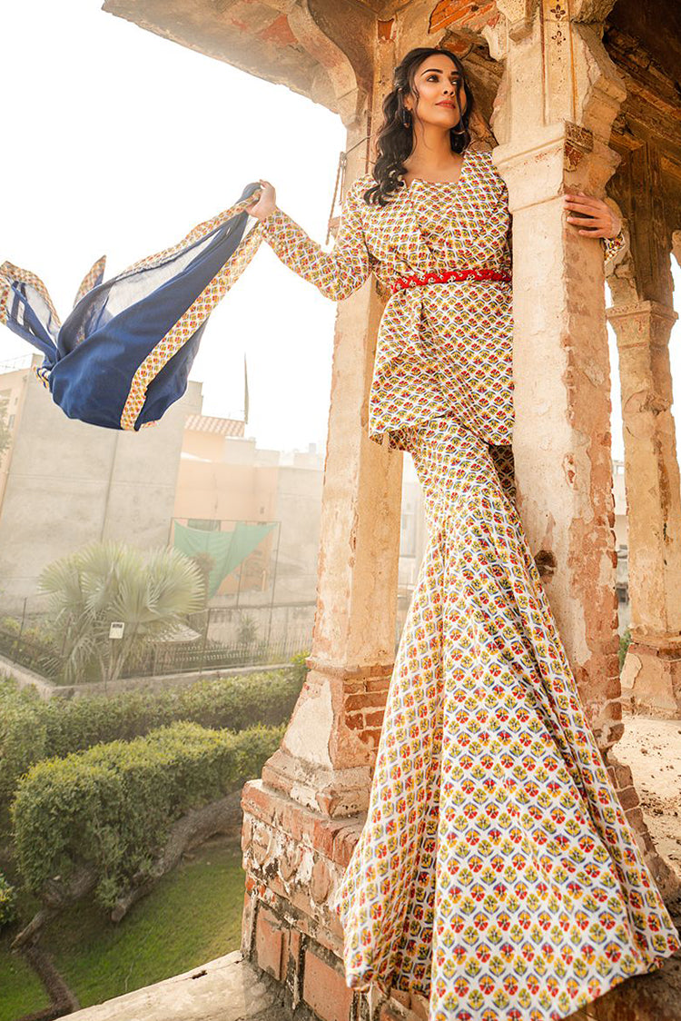 Picture of Gul Ahmed - SL-826 Vintage Garden Summer Collection - Available at Raja Sahib