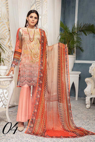 Picture of Riaz Arts - Design 04 Mahees Embroidered Cotail Collection - Available at Raja Sahib