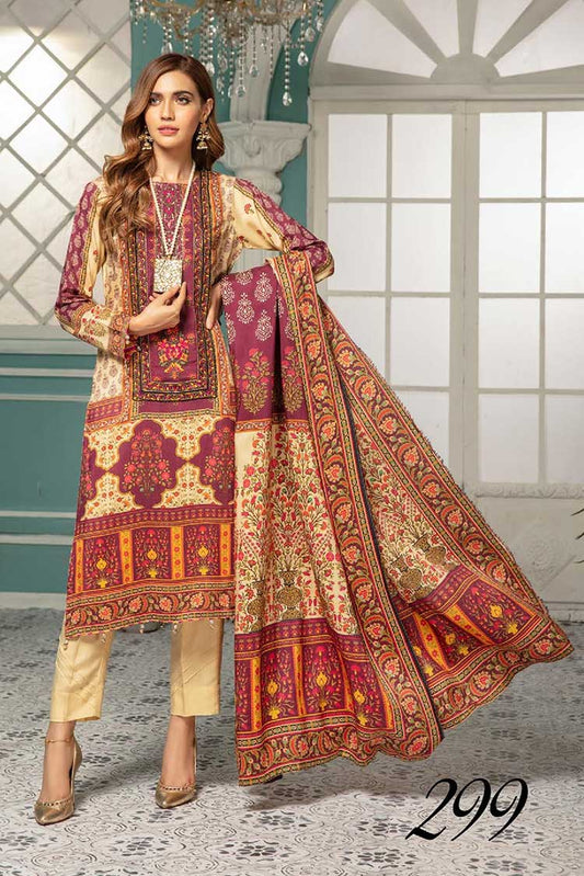 Picture of Shaista - Design 299 Rajani Embroidered Viscose Collection - Available at Raja Sahib