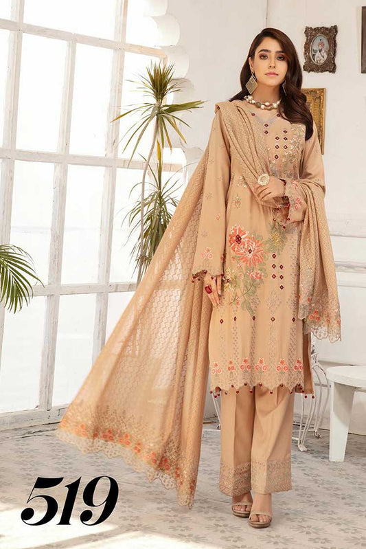 Picture of Shaista - Design 519 Muskurahat Semi Peach Collection - Available at Raja Sahib