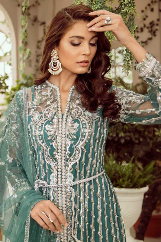 Picture of Mashq - MZ 04 Forest Dreams Luxury Chiffon Collection - Available at Raja Sahib