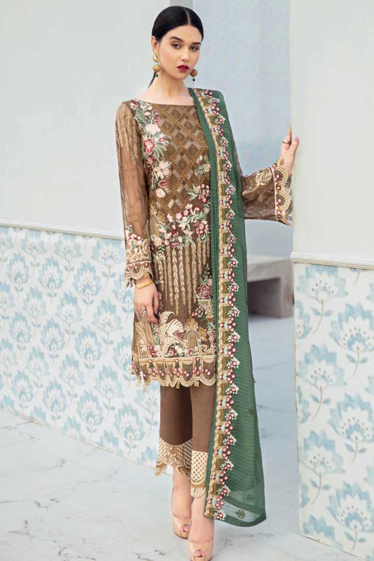 Picture of Ramsha - D 610 Emerald Chronicles Rangoon Embroidered Collection Vol 6 - Available at Raja Sahib