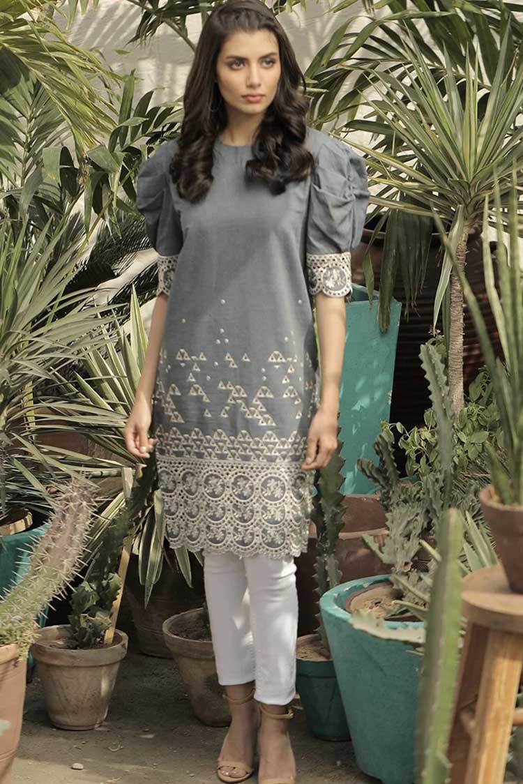 Picture of Al Karam - SS 29 20 Blue Spring Summer Collection - Available at Raja Sahib