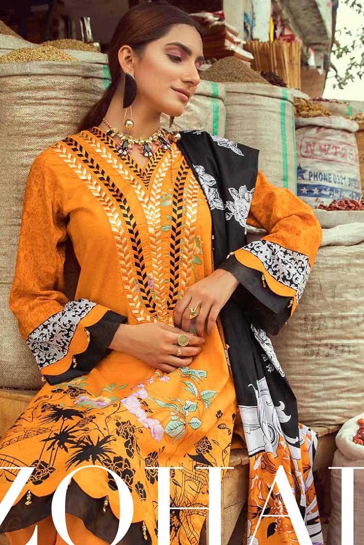 Picture of Al Zohaib Textile - Rne20 1B Rung Embroidered Collection Vol 1 - Available at Raja Sahib