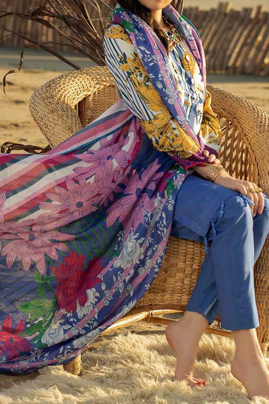 Picture of Salitex - Wk-493B Estela Embroidered Lawn Collection - Available at Raja Sahib