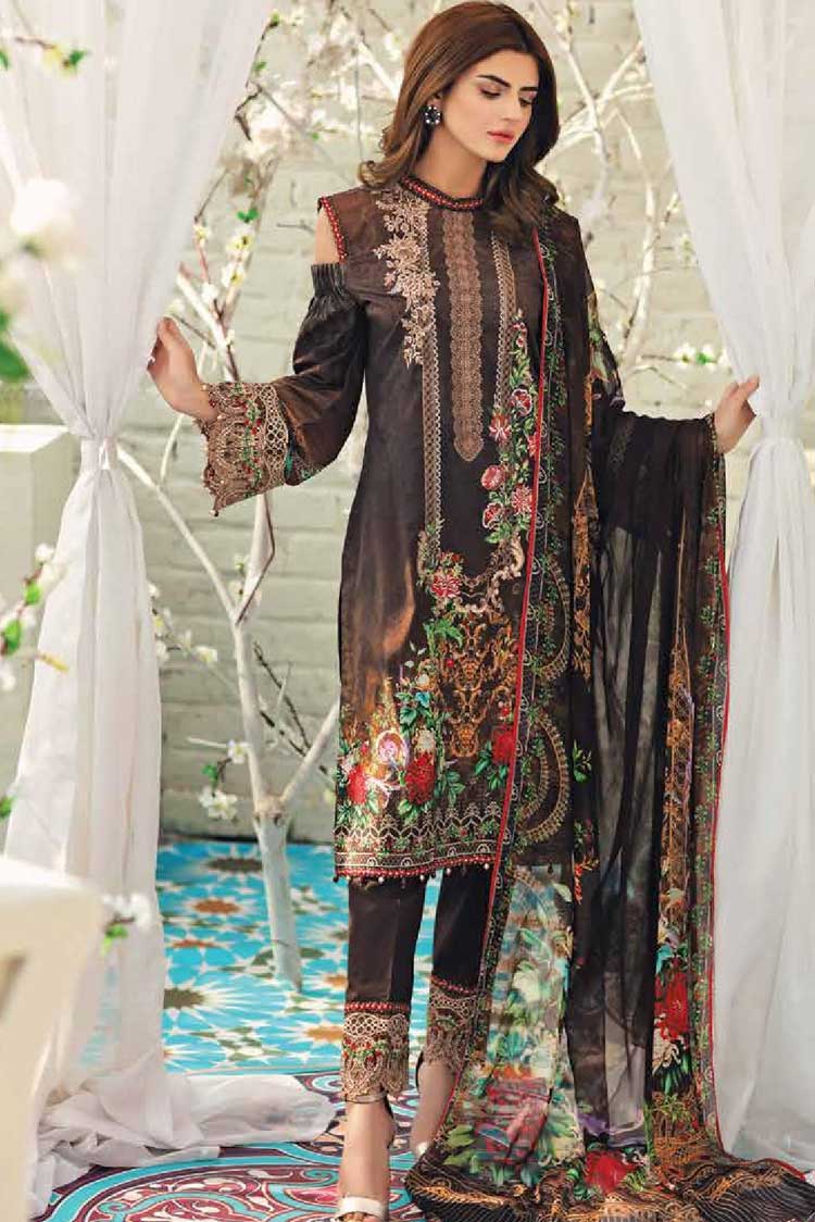 Picture of Five Star - Design 3 Vogue Embroidered Lawn Collection - Available at Raja Sahib