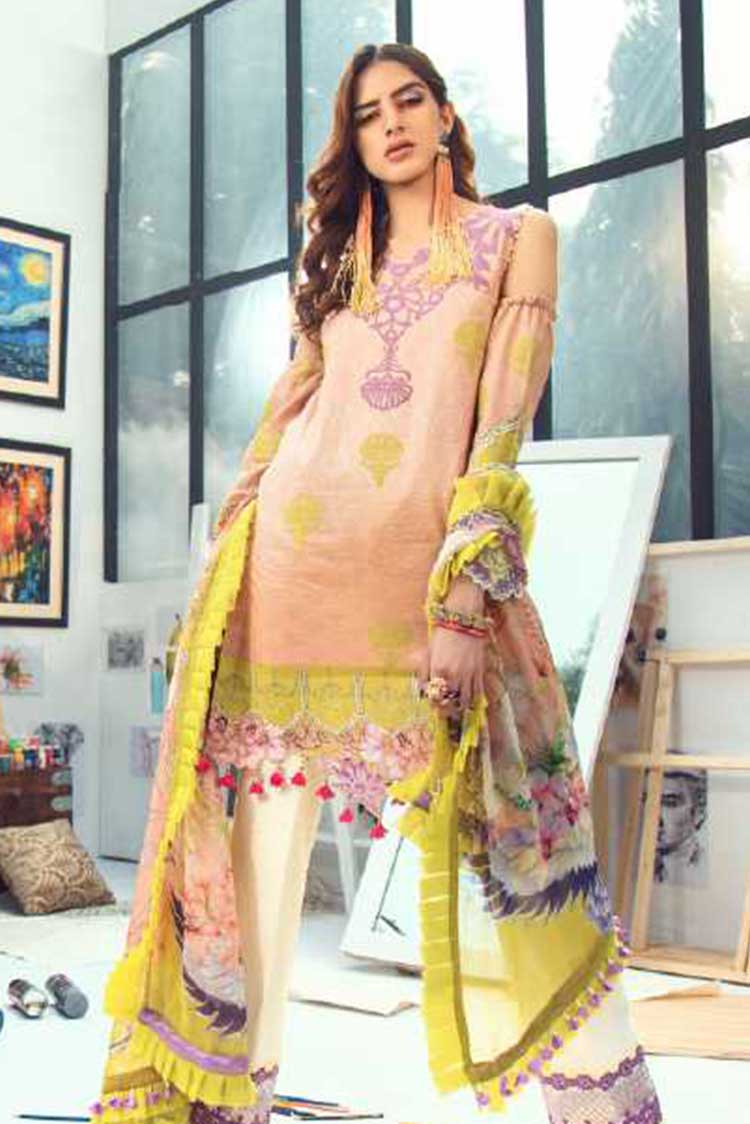 Picture of Rungrez - D 03 Magnolia Renaissance Spring Summer Lawn Collection Vol 1 - Available at Raja Sahib