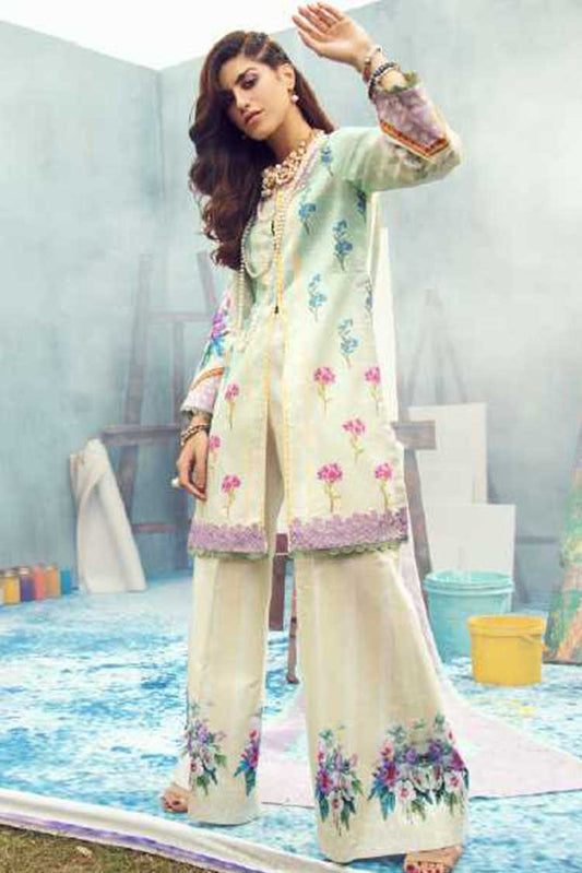 Picture of Rungrez - D 06 Frosty Day Renaissance Spring Summer Lawn Collection Vol 1 - Available at Raja Sahib