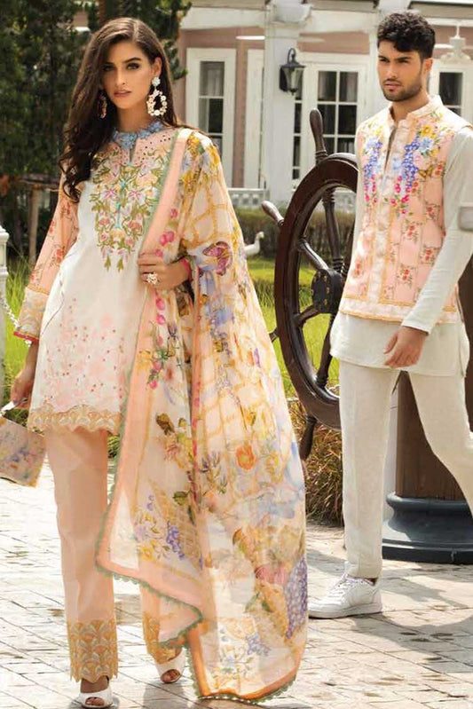 Picture of Ittehad - D 14 Dahlia Sarang Spring Summer Collection - Available at Raja Sahib