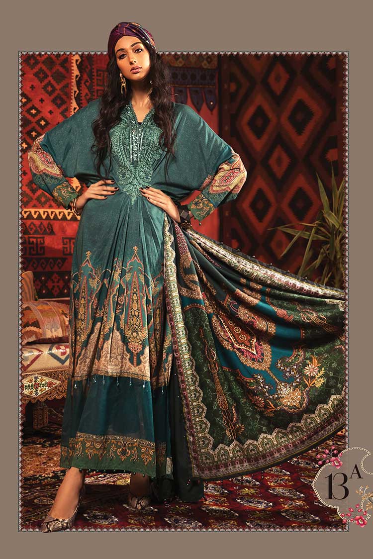 Picture of Maria B - Design 13A M Prints Fall Winter Collection - Available at Raja Sahib