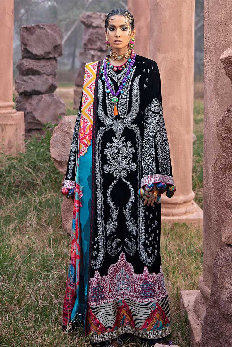 Picture of Elan - EW 20 02 Rhea The Soltice Queen Winter Collection - Available at Raja Sahib