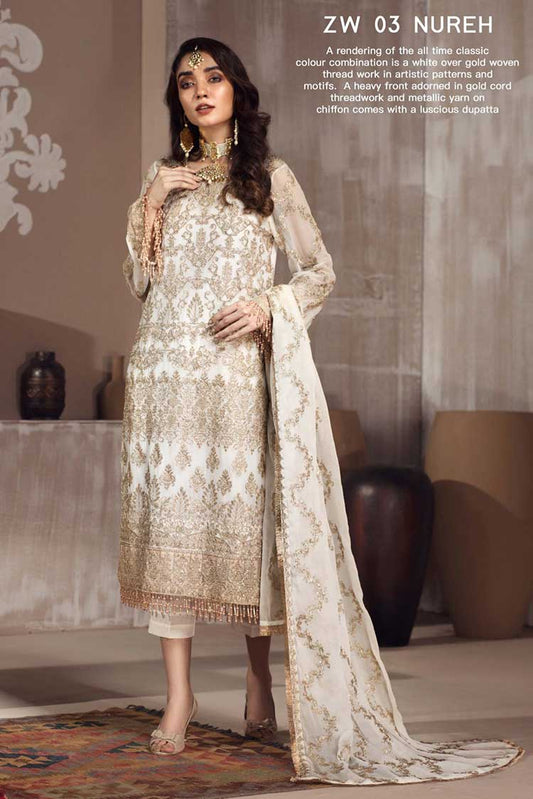 Picture of Zarif - ZW 03 Nureh Mah e Gul Wedding Collection - Available at Raja Sahib