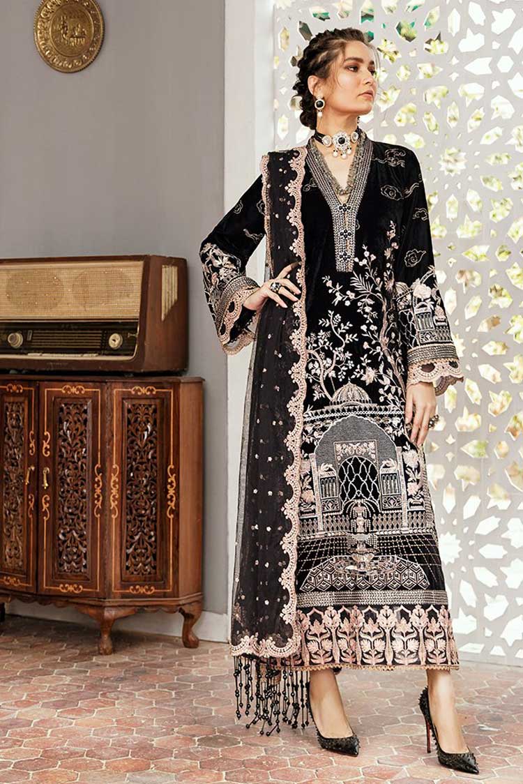 Picture of Afrozeh - 06 Babil Naghma Embroidered Velvet Collection - Available at Raja Sahib