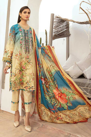 Design 579 Ulfat Embroidered Khaddar Collection